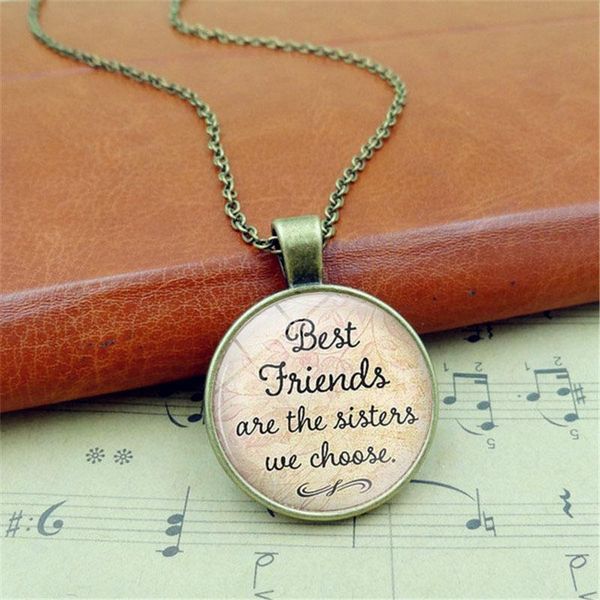 vintage round cabochon glass friends pendant choker necklaces for your friendship sweater chain female unique jewelry gifts, Silver
vintage round cabochon glass friends pendant choker necklaces for your friendship sweater chain female unique jewelry gifts, Silver