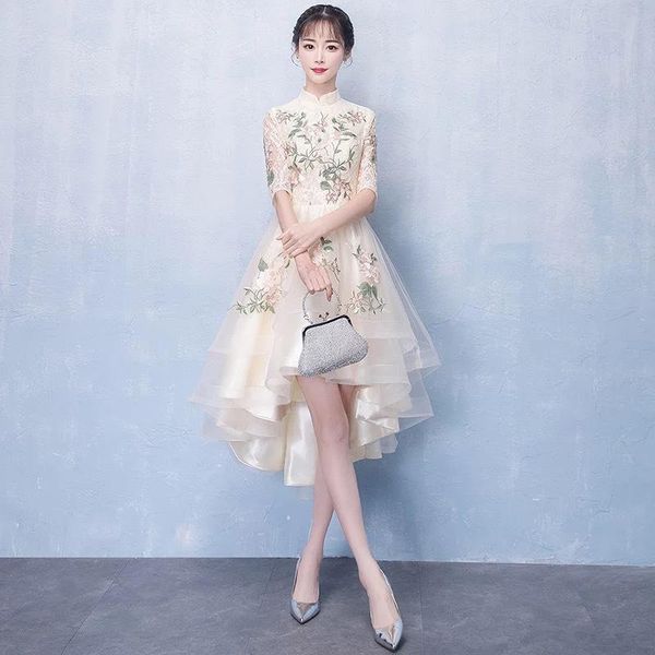 ethnic clothing improved women embroidery floral ball gown elegant half sleeve cheongsam lady chinese style dress classic qipao slim vestido, Red
ethnic clothing improved women embroidery floral ball gown elegant half sleeve cheongsam lady chinese style dress classic qipao slim vestido, Red