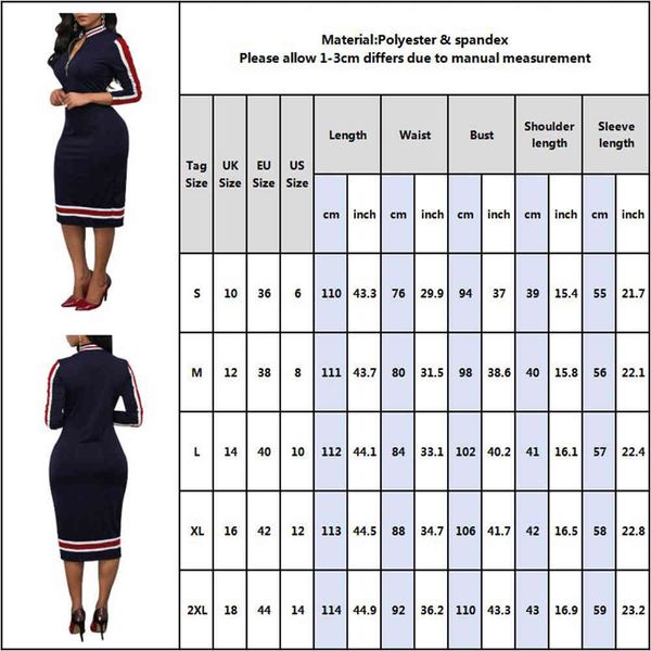 20212021 spring women long sleeve sport style dress silver zipper half neck stripe color matching dress stretch bodycon d30, Black;gray
20212021 spring women long sleeve sport style dress silver zipper half neck stripe color matching dress stretch bodycon d30, Black;gray