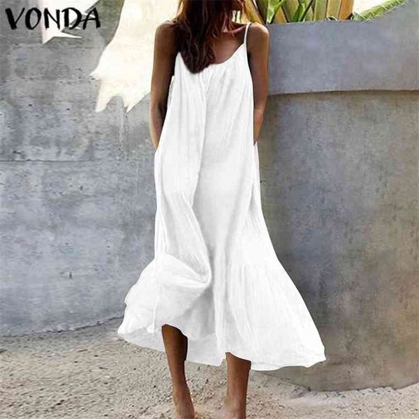 bohemian sundres women 2021 vonda summer sleeveless maxi long dress beach holiday casual loose robe plus size vestidos, Black;gray
bohemian sundres women 2021 vonda summer sleeveless maxi long dress beach holiday casual loose robe plus size vestidos, Black;gray