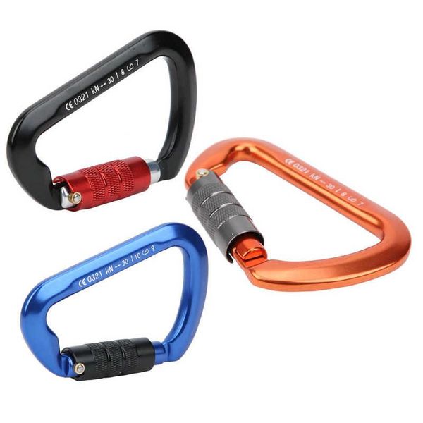 cords, slings and webbing 30kn outdoor climbing carabiner aviation aluminum auto lock d-shape safety mountaineering buckle
cords, slings and webbing 30kn outdoor climbing carabiner aviation aluminum auto lock d-shape safety mountaineering buckle