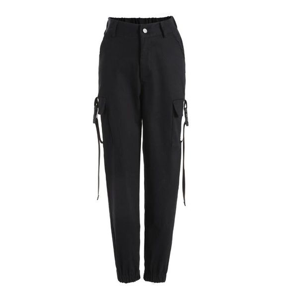 women's pants & capris streetwear cargo women casual joggers black high waist loose female trousers korean style ladies capri, Black;white
women's pants & capris streetwear cargo women casual joggers black high waist loose female trousers korean style ladies capri, Black;white