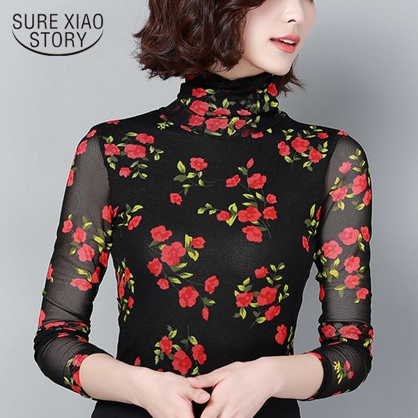 fashion autumn shirts women printed flower mesh female long sleeve plus size shirt turtleneck 5669 50 210417, White
fashion autumn shirts women printed flower mesh female long sleeve plus size shirt turtleneck 5669 50 210417, White