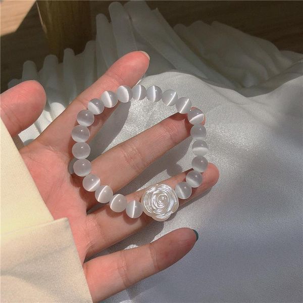 beaded, strands natural stone beads bracelet white opal moon elastic cat eyes charm women rope jewelry, Black
beaded, strands natural stone beads bracelet white opal moon elastic cat eyes charm women rope jewelry, Black