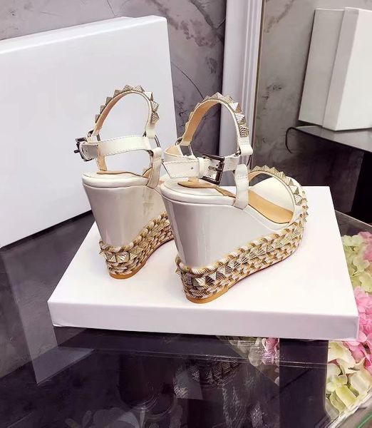 new popular style casual fashion design luxury sandals women designer patent leather sandal euro size 34-41 heel 6cm 12com wedge heels, Black
new popular style casual fashion design luxury sandals women designer patent leather sandal euro size 34-41 heel 6cm 12com wedge heels, Black