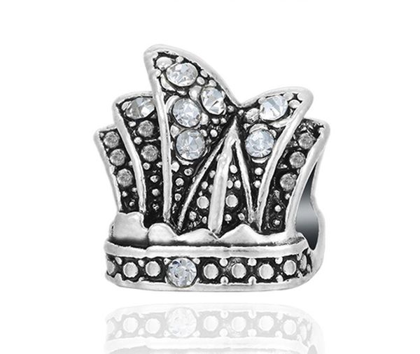 fits pandora original bracelets 20pcs crown crystal silver charms beads pink heart enamel cake silver charms bead for women diy european nec, Black
fits pandora original bracelets 20pcs crown crystal silver charms beads pink heart enamel cake silver charms bead for women diy european nec, Black