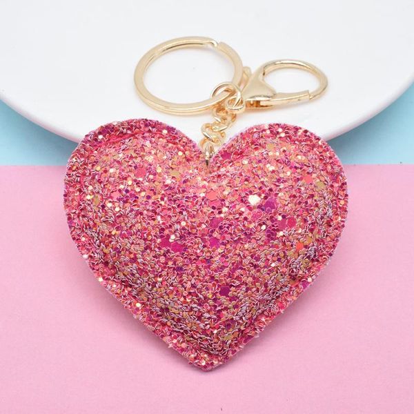 keychains cute heart-shaped sequin pu leather pendant keychain women bag backpack charms ladies korean fashion car key chain accessories, Silver
keychains cute heart-shaped sequin pu leather pendant keychain women bag backpack charms ladies korean fashion car key chain accessories, Silver