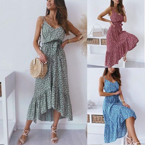 casual dresses fashion low cut floral printed sleeveless elastic waist summe women maxi dress summer beachwear boho, Black;gray
casual dresses fashion low cut floral printed sleeveless elastic waist summe women maxi dress summer beachwear boho, Black;gray