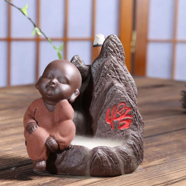 creative household ceramics handicraft buddha incense burner monk backflow fragrance lamps
creative household ceramics handicraft buddha incense burner monk backflow fragrance lamps