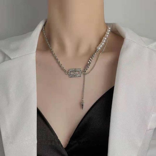 pendant necklaces pearl necklace for women 2021 trend vintage style clavicle chain metal men's neck chains aesthetic jewelry wholesale, Silver
pendant necklaces pearl necklace for women 2021 trend vintage style clavicle chain metal men's neck chains aesthetic jewelry wholesale, Silver