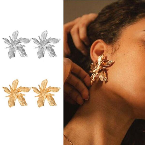 dangle & chandelier metal big golden flower drop earrings oversize floral statement pendant for women ladies fashion jewelry c1fc, Silver
dangle & chandelier metal big golden flower drop earrings oversize floral statement pendant for women ladies fashion jewelry c1fc, Silver