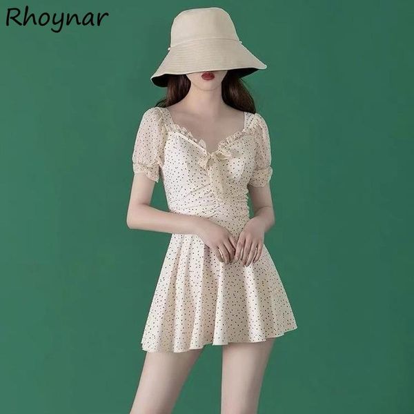 women's swimwear cover-up women lovely cute japanese style sweet girls ruffles hollow out vintage bow dot teens elastic high waist, White;black
women's swimwear cover-up women lovely cute japanese style sweet girls ruffles hollow out vintage bow dot teens elastic high waist, White;black