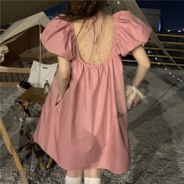 casual dresses harajuku mini for women 2021 backless loose square collar puff sleeve sweet girls kawaii cute dress summer clothes, Black;gray
casual dresses harajuku mini for women 2021 backless loose square collar puff sleeve sweet girls kawaii cute dress summer clothes, Black;gray