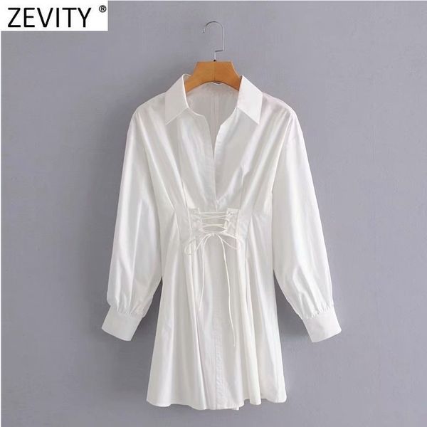 zevity women vintage waist lace up bandage casual slim folds shirt dress female chic back zipper white mini vestidos ds8187 210419, Black;gray
zevity women vintage waist lace up bandage casual slim folds shirt dress female chic back zipper white mini vestidos ds8187 210419, Black;gray