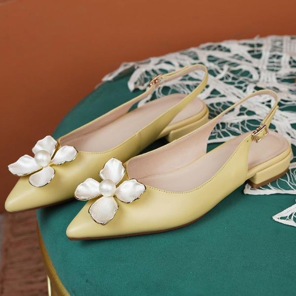 women's genuine leather pointed toe beading follower slip-on flats summer sandals slingback leisure comfort casual daily shoes, Black
women's genuine leather pointed toe beading follower slip-on flats summer sandals slingback leisure comfort casual daily shoes, Black
