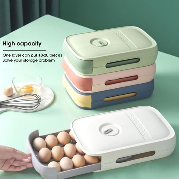storage bottles & jars drawer type egg box refrigerator fresh keeping dumpling household eggs organizer holder food tray
storage bottles & jars drawer type egg box refrigerator fresh keeping dumpling household eggs organizer holder food tray