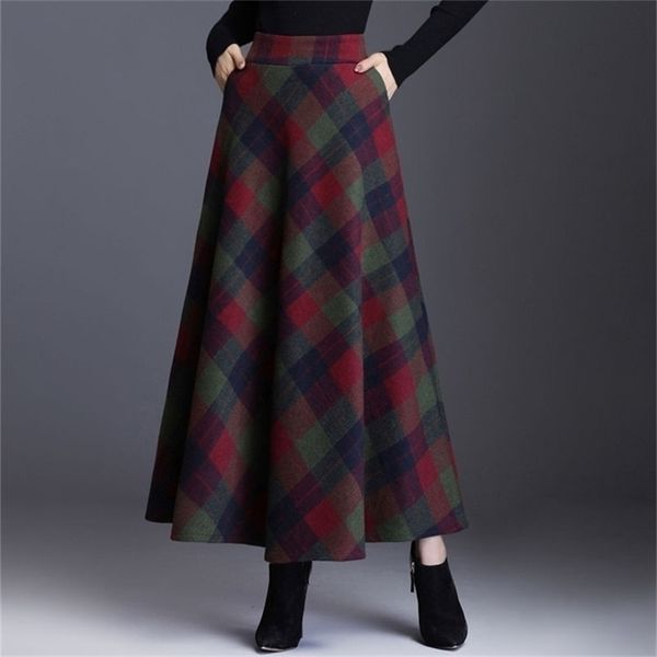 plaid tall waist long skirts for women autumn winter elegant korean fashion maxi mom plus size 3xlcasual loose wool 210421, Black
plaid tall waist long skirts for women autumn winter elegant korean fashion maxi mom plus size 3xlcasual loose wool 210421, Black
