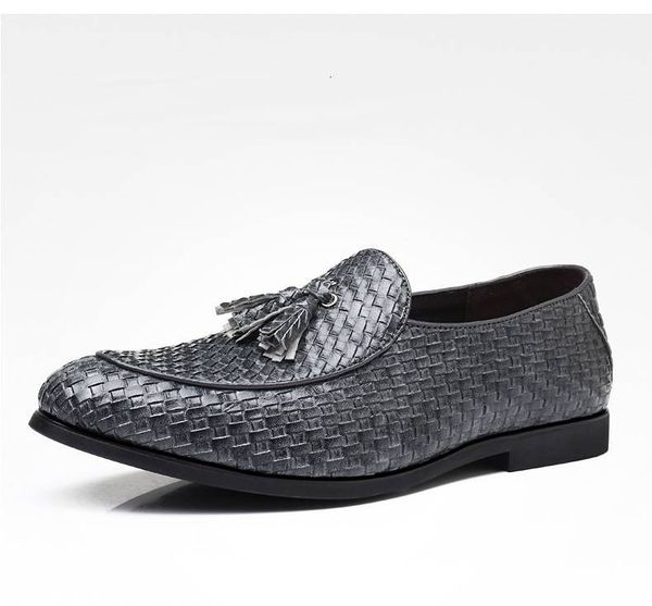dress shoes mens big size men slip on loafers fashion tassel decorated flats for business man zy858, Black
dress shoes mens big size men slip on loafers fashion tassel decorated flats for business man zy858, Black