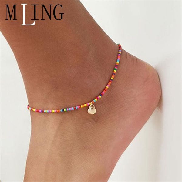 anklets mling 2021 summer colorful beads ocean anklet bohemian gold scallop for women, Red;blue
anklets mling 2021 summer colorful beads ocean anklet bohemian gold scallop for women, Red;blue