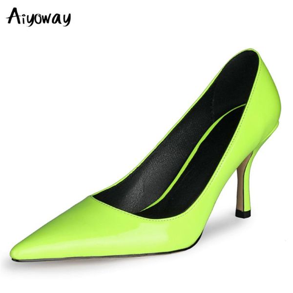 aiyoway arrival thin high heels women pumps classic prom wedding solid color office shoes big size yellow orange dress, Black
aiyoway arrival thin high heels women pumps classic prom wedding solid color office shoes big size yellow orange dress, Black