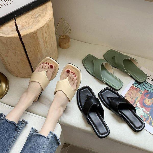 slippers yuke women summer beach casual square toe cool fashion female flats shoes shallow style plus size lady slides, Black
slippers yuke women summer beach casual square toe cool fashion female flats shoes shallow style plus size lady slides, Black
