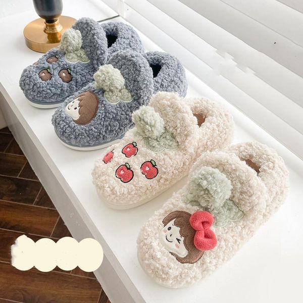 slippers women home cotton hairy warm short plush slides indoor bedroom cartoon floor shoes ladies memory foam closed, Black
slippers women home cotton hairy warm short plush slides indoor bedroom cartoon floor shoes ladies memory foam closed, Black