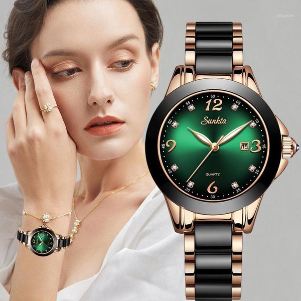 fashion ladies wrist watches crystal dress women watch rhinestone ceramic wristwatch quartz wristwatches, Slivery;brown
fashion ladies wrist watches crystal dress women watch rhinestone ceramic wristwatch quartz wristwatches, Slivery;brown