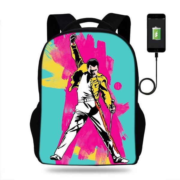school bags teenage backpack bag girls boys back to queen freddie mercury usb charging shoulder bookbag travel
school bags teenage backpack bag girls boys back to queen freddie mercury usb charging shoulder bookbag travel
