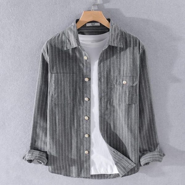 mens casual shirts autumn long-sleeved arrival stripe brushed shirt men cotton striped gray fashion, White;black
mens casual shirts autumn long-sleeved arrival stripe brushed shirt men cotton striped gray fashion, White;black