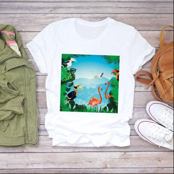 women womens t shirts cute cartoon painting flamingo animal beach summer shirt ladies graphic female tee, White
women womens t shirts cute cartoon painting flamingo animal beach summer shirt ladies graphic female tee, White