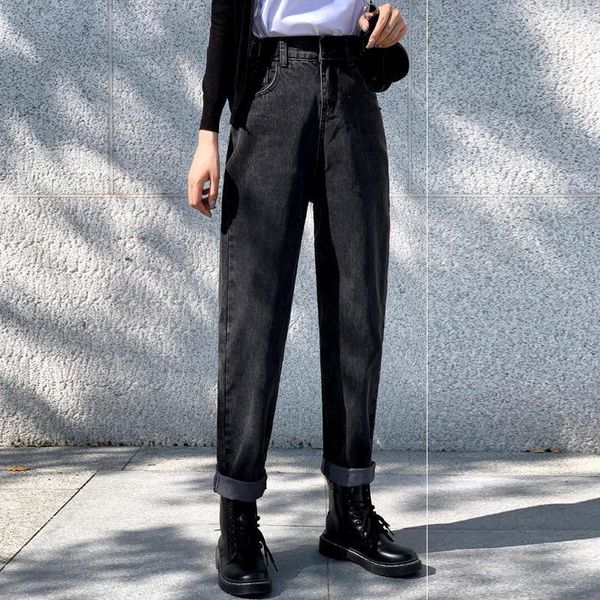 boyfriend jeans for women clothes casual vintage straight denim harem pants female streetwear plus size mom q3272 women's, Blue
boyfriend jeans for women clothes casual vintage straight denim harem pants female streetwear plus size mom q3272 women's, Blue