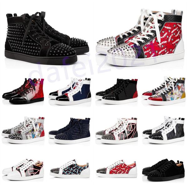 mens casual shoes women outdoor red bottoms shoe studded spikes loafers sneakers suede leather flats ttrainers jogging des chaussures a5, Black
mens casual shoes women outdoor red bottoms shoe studded spikes loafers sneakers suede leather flats ttrainers jogging des chaussures a5, Black