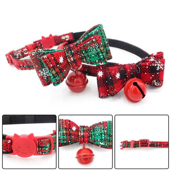 cat collars & leads 1pcs snowflake christmas pet bow tie bell collar dog hanging supplies
cat collars & leads 1pcs snowflake christmas pet bow tie bell collar dog hanging supplies
