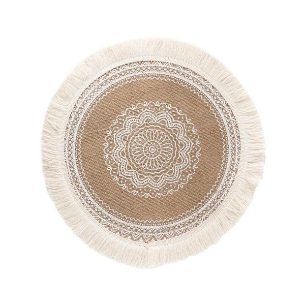 mats & pads ins round placemats boho tassels cotton linen dining table mat fabric bowl home decoration po props
mats & pads ins round placemats boho tassels cotton linen dining table mat fabric bowl home decoration po props
