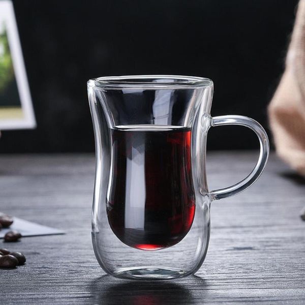 80ml transparent double wall heat insulated glass cup coffee tea milk container kitchen accessories tool for home office wine glasses
80ml transparent double wall heat insulated glass cup coffee tea milk container kitchen accessories tool for home office wine glasses