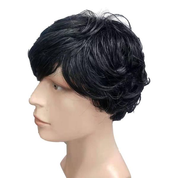 cross-border supply mens wig european and american fashion wig male short hair fluffy synthetic, Black
cross-border supply mens wig european and american fashion wig male short hair fluffy synthetic, Black