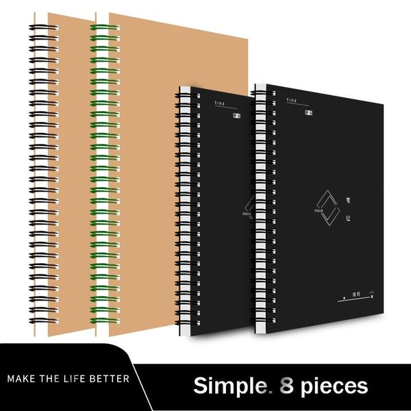notebook thick kraft paper student cornell a5 blank stationery grid horizontal line coil planner office supplies notepads, Purple;pink
notebook thick kraft paper student cornell a5 blank stationery grid horizontal line coil planner office supplies notepads, Purple;pink