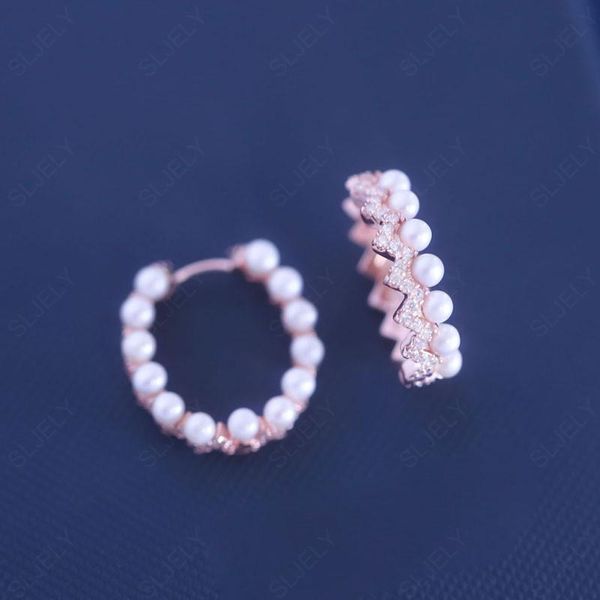 hoop & huggie sljely fashion s925 sterling silver rose gold color up and down round pearl zigzag earrings women fine jewelry, Golden;silver
hoop & huggie sljely fashion s925 sterling silver rose gold color up and down round pearl zigzag earrings women fine jewelry, Golden;silver