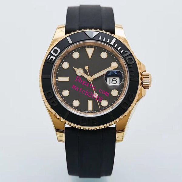 waterproof montre de luxe mens watches mechanical 116655 40mm ceramic bezel calendar luminous steel black rubber strap luxury watch with box, Slivery;brown
waterproof montre de luxe mens watches mechanical 116655 40mm ceramic bezel calendar luminous steel black rubber strap luxury watch with box, Slivery;brown