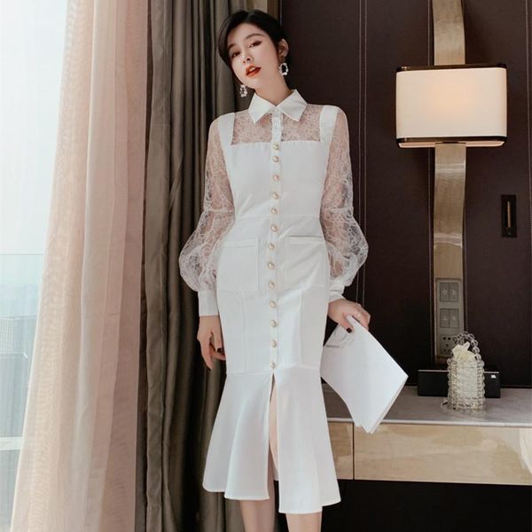 casual dresses woman long lantern sleeve singer button trumpet white dress women midi wrap ladies sheer lace patchwork shirt, Black;gray
casual dresses woman long lantern sleeve singer button trumpet white dress women midi wrap ladies sheer lace patchwork shirt, Black;gray