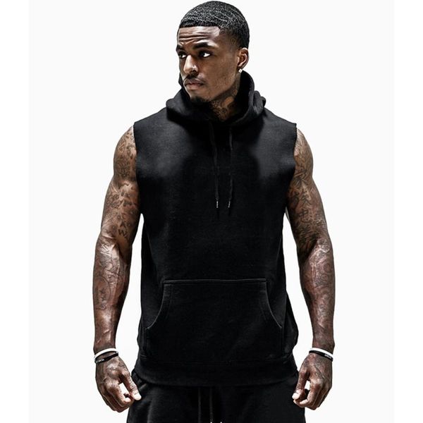 men' tank hooded vest 2021 fashion sleeveless loose sweatshirt workout sportswear pullover tees plus size 2xl, White;black
men' tank hooded vest 2021 fashion sleeveless loose sweatshirt workout sportswear pullover tees plus size 2xl, White;black