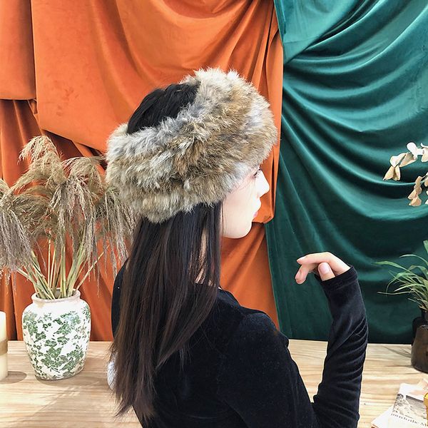 ancient vintage amber late plush real rabbit with fur days warm wide edge winter hair accessories, Golden;silver
ancient vintage amber late plush real rabbit with fur days warm wide edge winter hair accessories, Golden;silver
