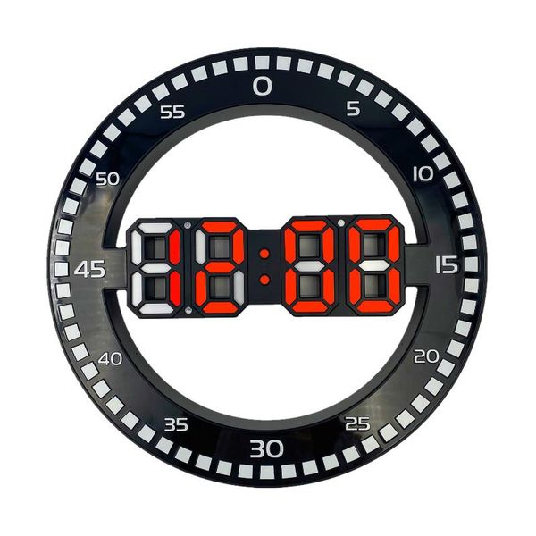 wall clocks 3d luminous mute electronic clock temperature date multi-function jump second home decoration led digital 
wall clocks 3d luminous mute electronic clock temperature date multi-function jump second home decoration led digital