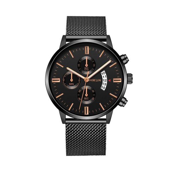 wristwatches fashion luxury casual men's quartz black steel belt watch for men stainless business sport waterproof watches, Slivery;brown
wristwatches fashion luxury casual men's quartz black steel belt watch for men stainless business sport waterproof watches, Slivery;brown