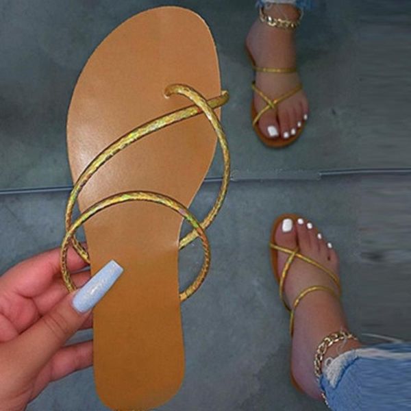 flat sandals summer women's slippers leather comfortable sole cross woman shoes color imitation femmes chaussures, Black
flat sandals summer women's slippers leather comfortable sole cross woman shoes color imitation femmes chaussures, Black