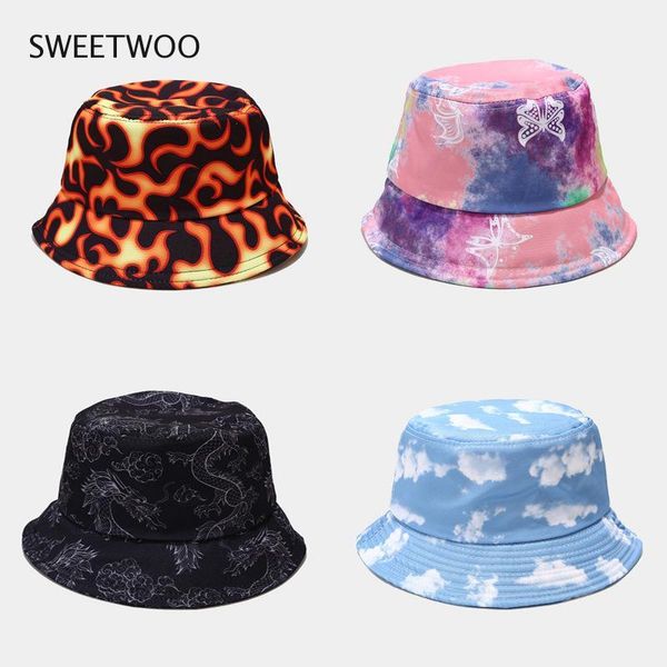tie dye bucket hats women butterfly fire cloud print fisherman caps for men and spring outdoor sun hat, Black;white
tie dye bucket hats women butterfly fire cloud print fisherman caps for men and spring outdoor sun hat, Black;white