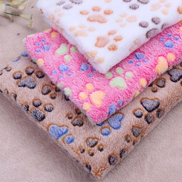 kennels & pens 3pcs warm comfortable pet plush mat dog pad for cat bed