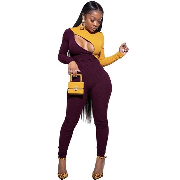 women's jumpsuits & rompers color patchwork skinny jumpsuit women long sleeve pants casual zip hollow out bodycon club party romper pla, Black;white
women's jumpsuits & rompers color patchwork skinny jumpsuit women long sleeve pants casual zip hollow out bodycon club party romper pla, Black;white