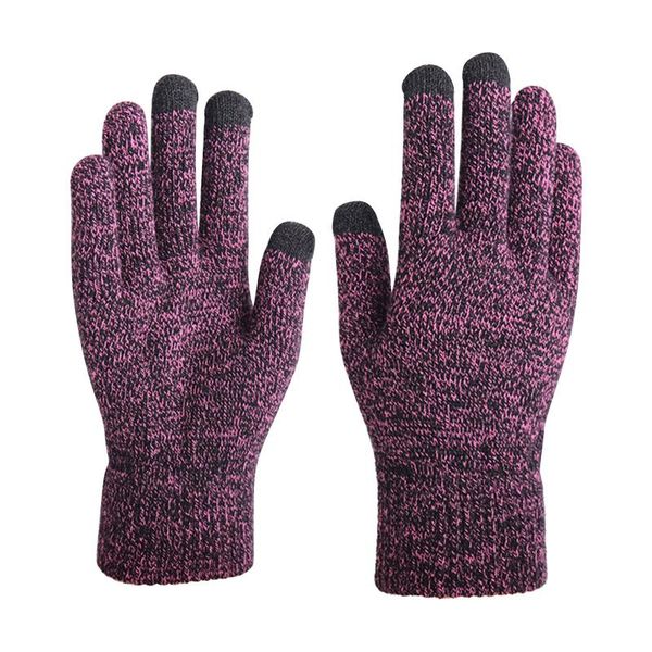 sports gloves 2021 pure color winter thickened warm mittens cold proof knitted plush full finger, Black
sports gloves 2021 pure color winter thickened warm mittens cold proof knitted plush full finger, Black