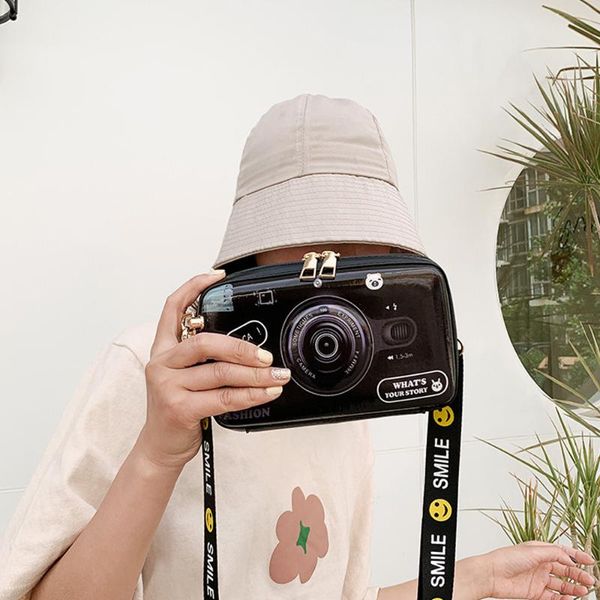 cross body cute women bag personality camera shape designer handbag fashion cartoon printed chain one-shoulder crossbody bags female purses
cross body cute women bag personality camera shape designer handbag fashion cartoon printed chain one-shoulder crossbody bags female purses